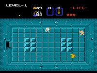 une photo d'Ã©cran de The Legend of Zelda sur Nintendo Nes